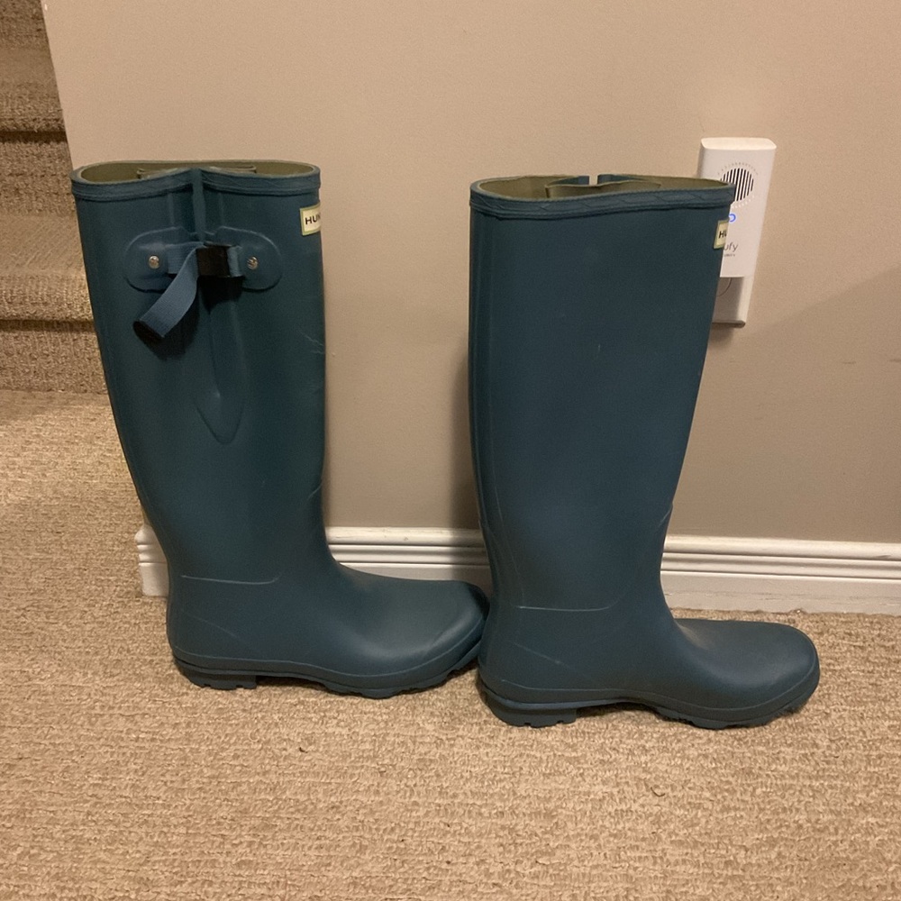Hunter Field Norris Blue Rainboots Rubber 10 / 42